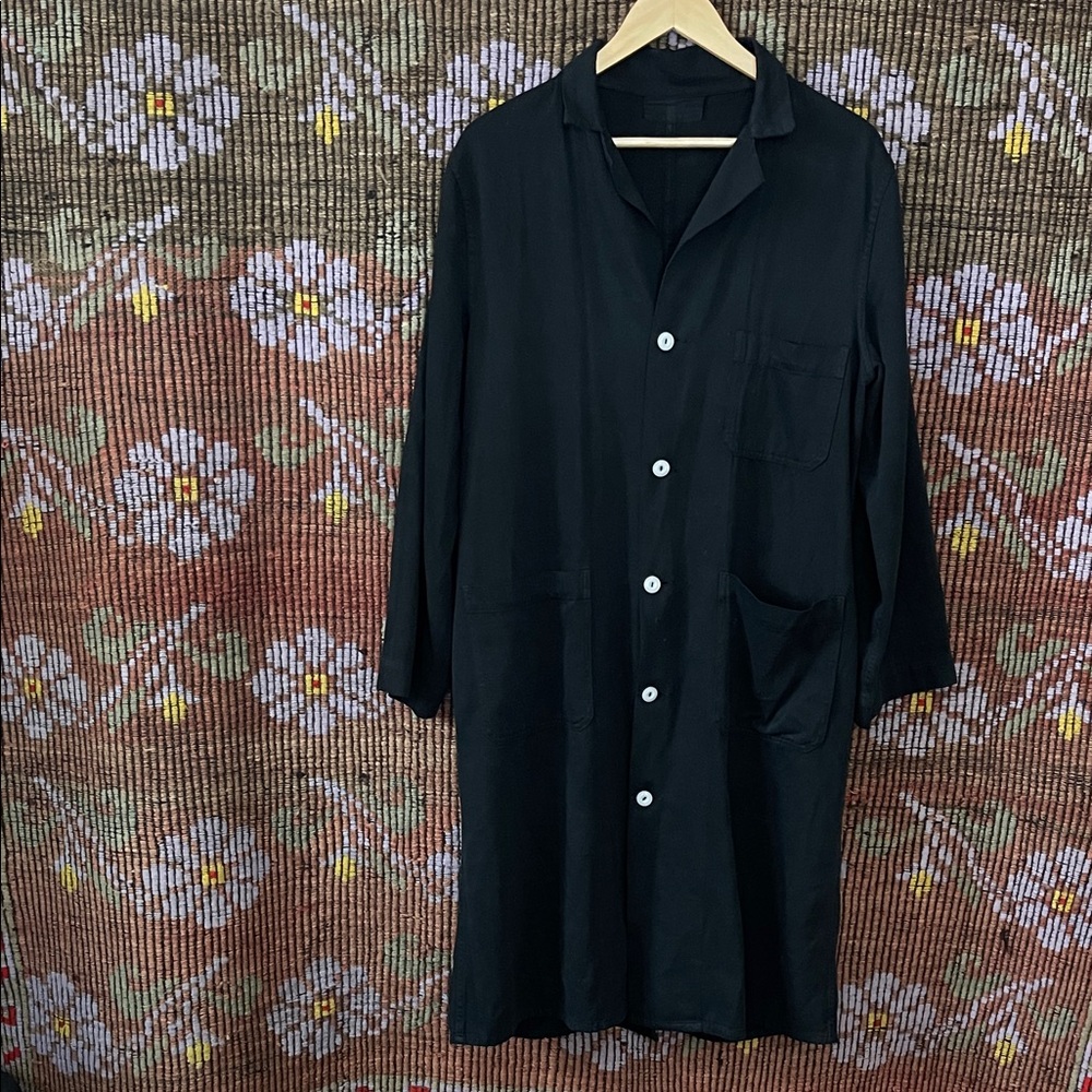 Black Long Chore Coat